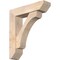 Ekena Millwork Legacy Slat Smooth Bracket w/ Offset Brace, Douglas Fir, 7 1/2"W x 30"D x 34"H BKT0806X30X34LEC06SDF - alternate 1